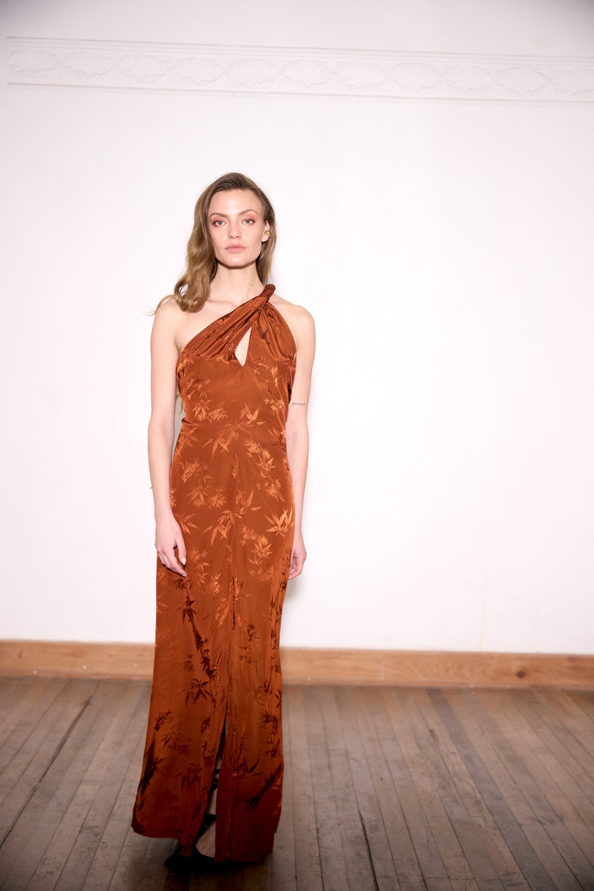 VESTIDO ELVIRA COBRE