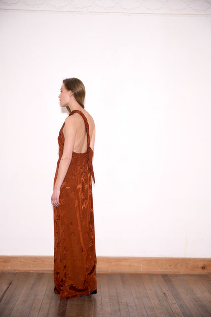 VESTIDO ELVIRA COBRE