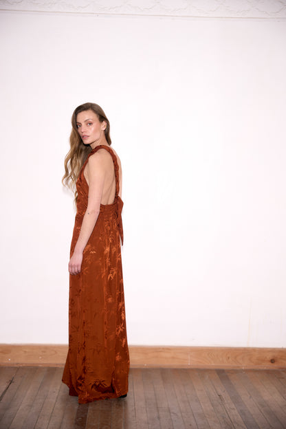 VESTIDO ELVIRA COBRE