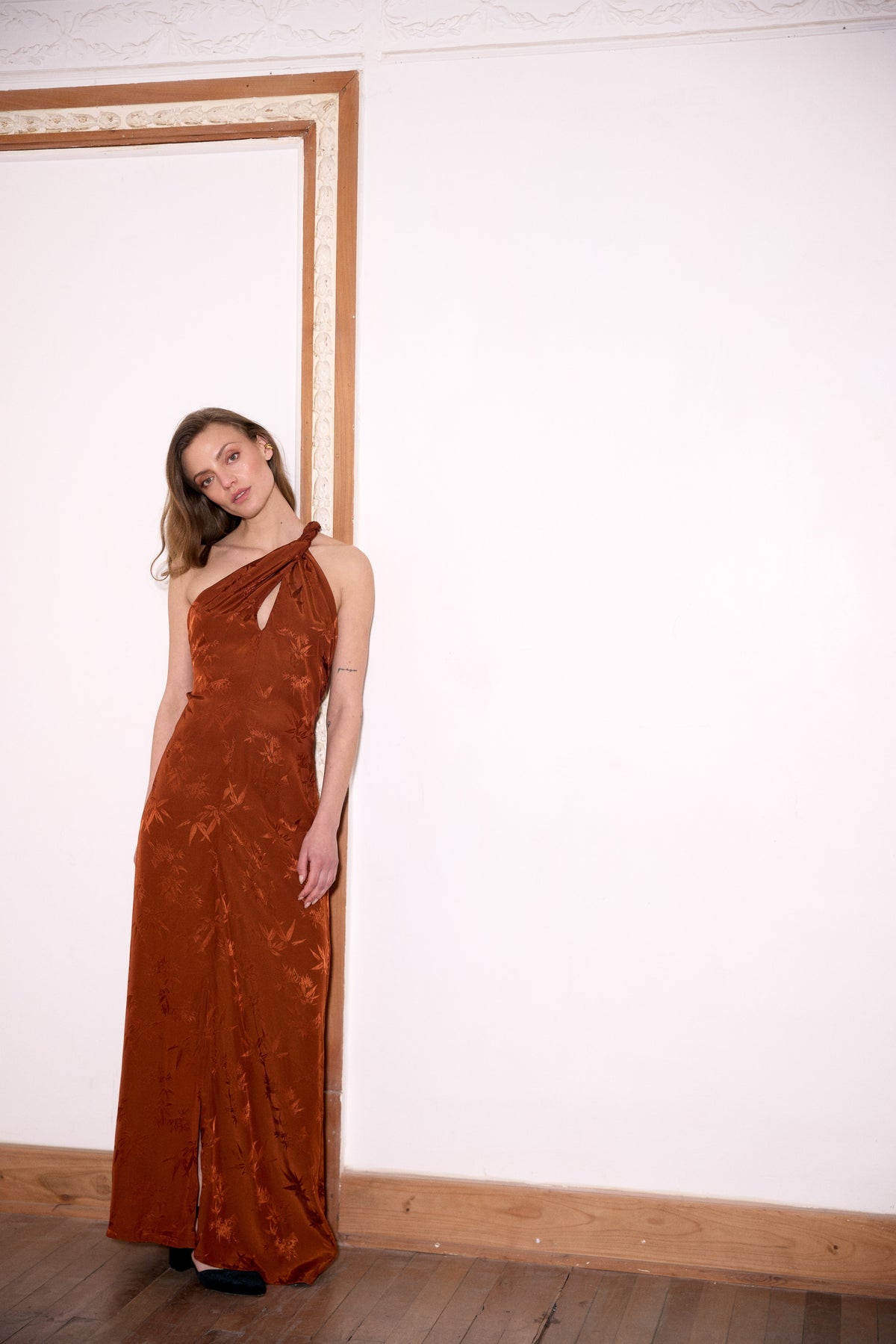 VESTIDO ELVIRA COBRE