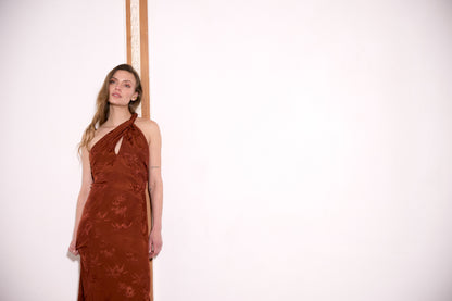 VESTIDO ELVIRA COBRE