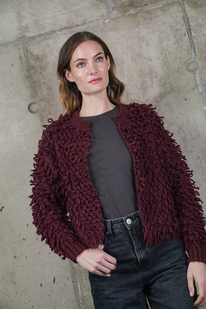 CHALECO LUPE BURDEO MADE IN ITALY