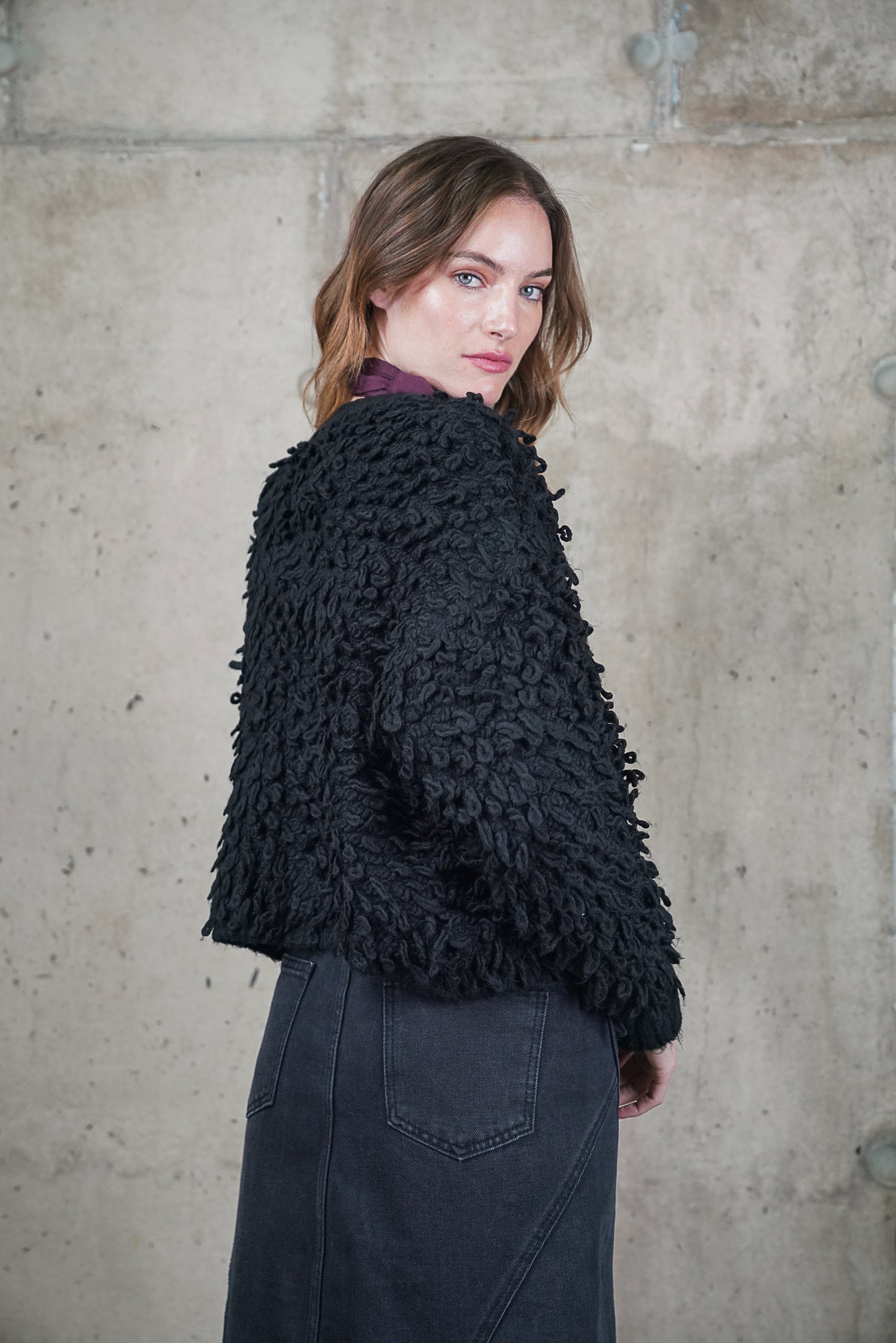 CHALECO LUPE NEGRO MADE IN ITALY