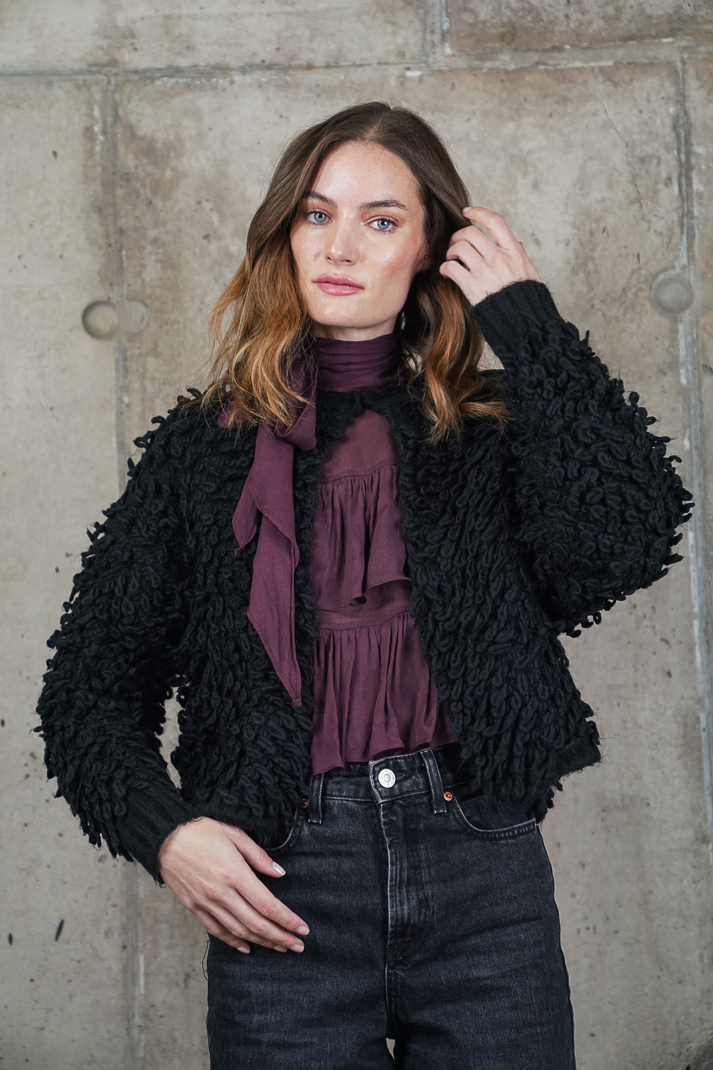 CHALECO LUPE NEGRO MADE IN ITALY