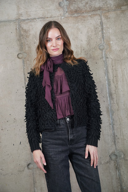 CHALECO LUPE NEGRO MADE IN ITALY