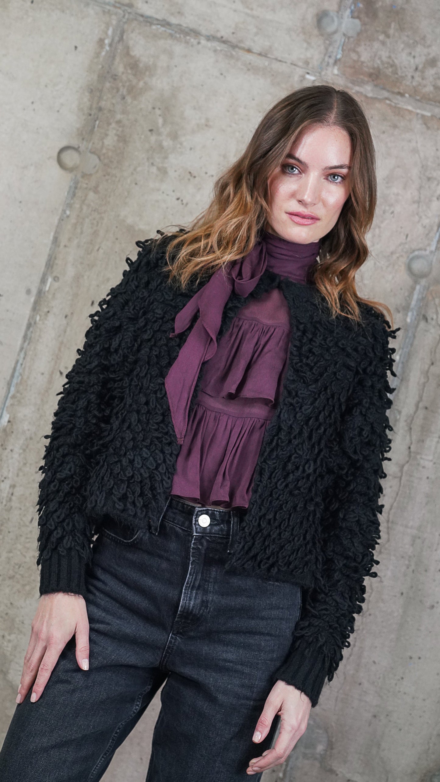 CHALECO LUPE NEGRO MADE IN ITALY