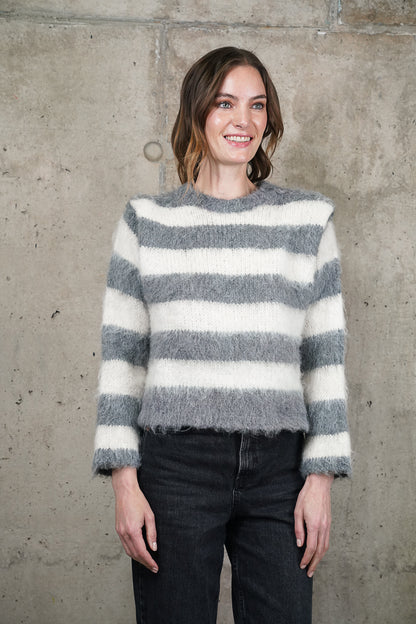 SWEATER RAFAELA GRIS MADE IN ITALY