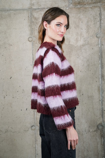 SWEATER RAFAELA LILA MADE IN ITALY
