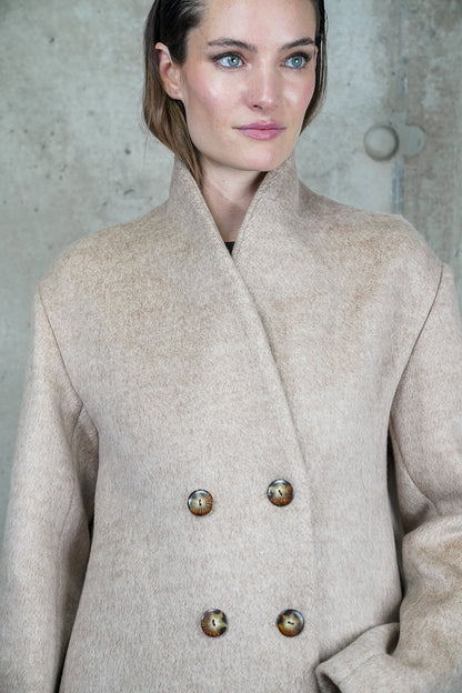 CHAQUETA BIANCA BEIGE 100% LANA PREVENTA: ENTREGA VIERNES 19 DE JUNIO