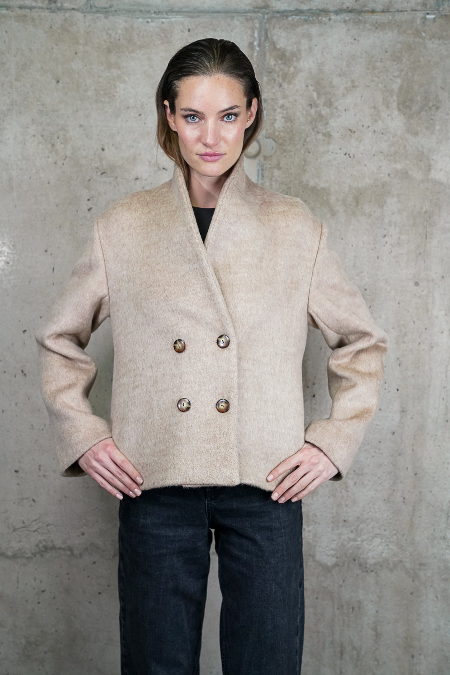 CHAQUETA BIANCA BEIGE 100% LANA PREVENTA: ENTREGA VIERNES 19 DE JUNIO