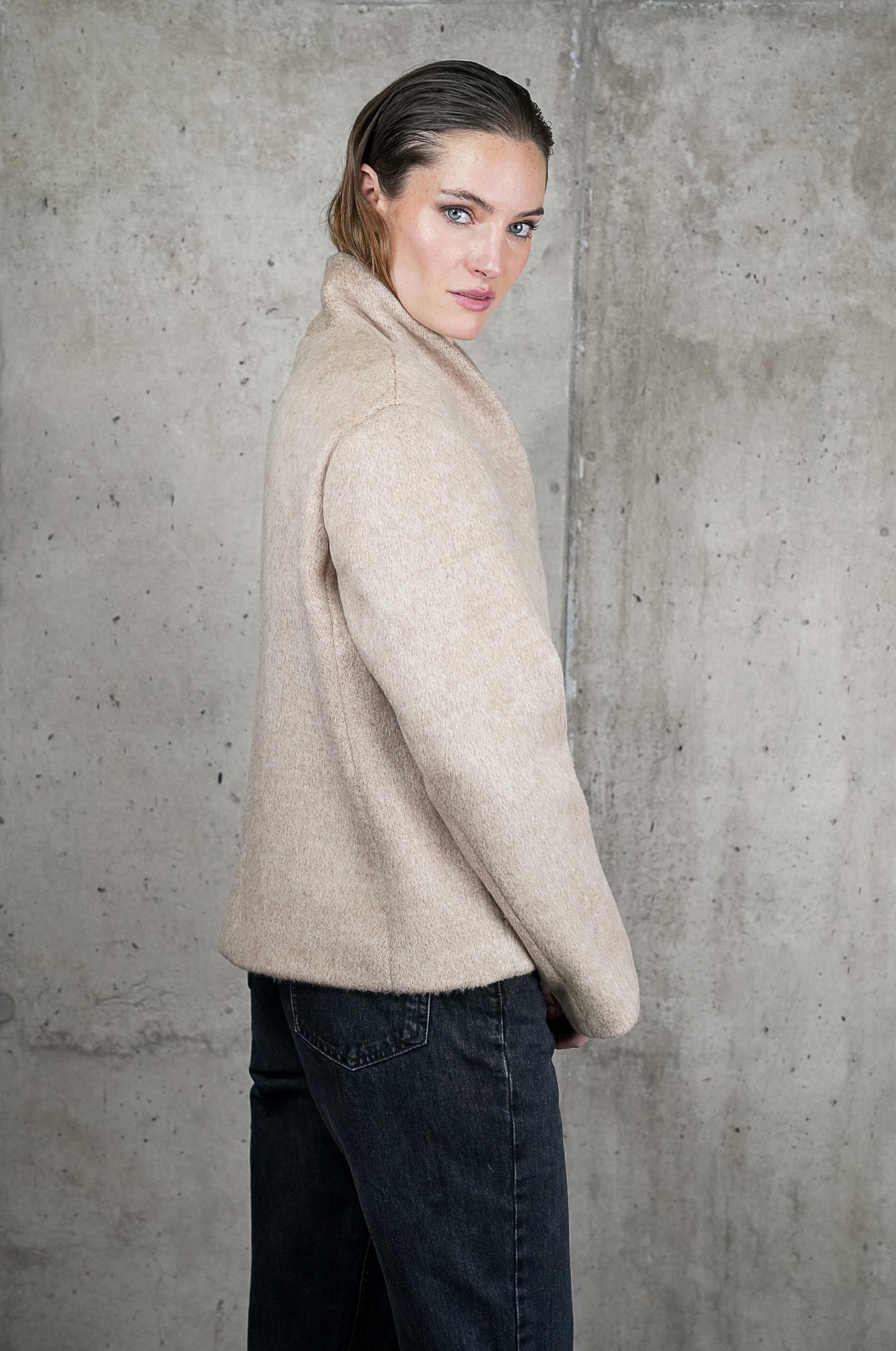CHAQUETA BIANCA BEIGE 100% LANA PREVENTA: ENTREGA VIERNES 19 DE JUNIO