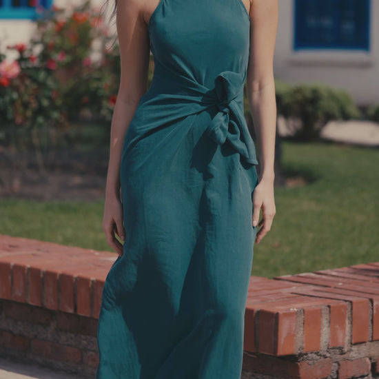 Vestido Ana Lino Petróleo