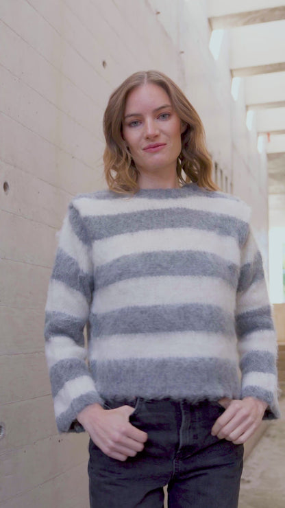 SWEATER RAFAELA GRIS MADE IN ITALY
